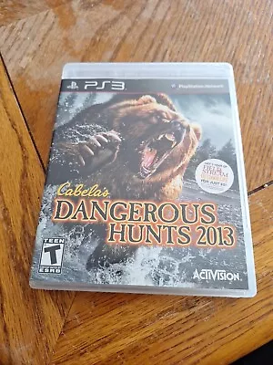 Cabela's Dangerous Hunts 2013 (Sony PlayStation 3 PS3) Complete  • $10
