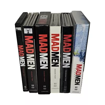 Mad Men DVD Complete Seasons 1 To 6  Jon Hamm John Slattery Lot + Actors Studio  • $34.99