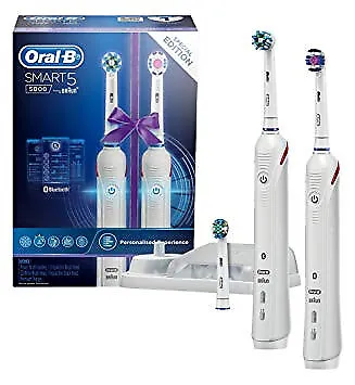 $235.19 • Buy Oral - B Smart 5 5000 Electric Toothbrush Handles 2 Pack