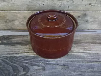 Vintage Pearsons Of Chesterfield Pottery England 1.2L Oven Casserole Dish & Lid • $28