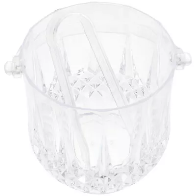 Acrylic Ice Bucket With Tong For Parties And Bars • £12.39