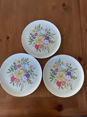 Vintage Floral Melamine Plate Set Of 3- Laguna Melmac • $20