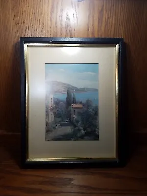 L. Potronat Mediterranean Art Painting 8 X 10  • $10