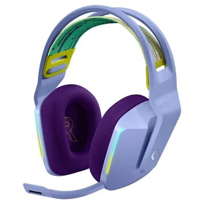 $239 • Buy Logitech G733 Lightspeed Wireless RGB Gaming Headset - Lilac - PC - BRAND NEW