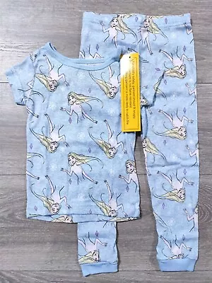 Frozen Pajamas Elsa Toddler Girls 3T SNUG-FIT Cotton Shirt Pant PJ Set Gift • $11.60