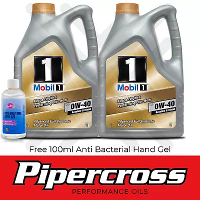 £99.99 • Buy Mobil 1 FS 0W-40 Fully Synthetic Engine Oil 10L 10 Litres (2 X 5L) + FREE GIFT