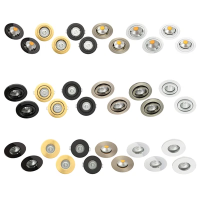 £27.99 • Buy Litecraft Recessed Downlight Fire Rated Tiltable, Fixed Spotlight - 6 Colours