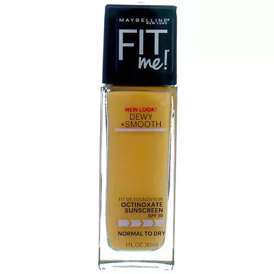 2 Pack Maybelline Fit Me Dewy + Smooth Liquid Foundation Buff Beige 130 SPF... • $24.01