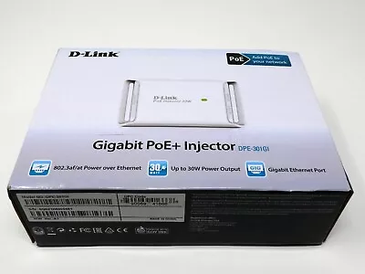 D-Link DPE-301GI POE+ Injector - Power CCTV Cameras And Even Small Switches  • £37.99