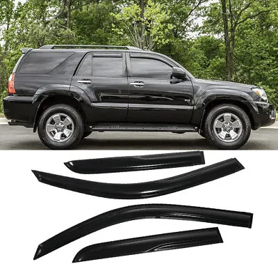 Sun Rain Guards 4Pc Window Visors For 2004-09 Toyota 4Runner Deflector VENT* • $27.99