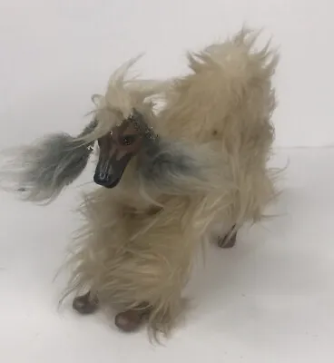 Afghan Hound Dog Vintage Plush Plastic Face And Legs Stuffed Animal • $16