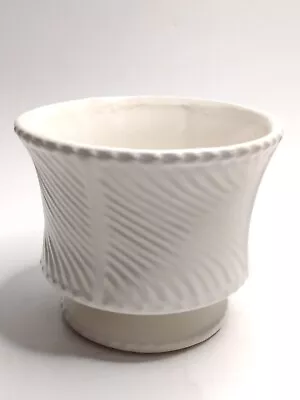 Vintage McCoy Floraline 410 White Pottery Planter USA • $14.99