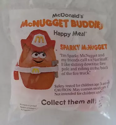 1988 Vintage McDonald’s McNugget Buddies Sparky McNugget Happy Meal Toy Sealed • $15