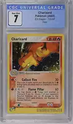 2003 Pokemon EX Dragon 100 Charizard Secret Rare Pokemon TCG Card CGC 7 • $290