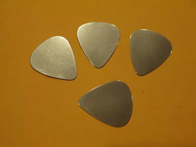 4 METAL DUNLOP GUITAR PICKS - 351 TYPE - CLASSIC SHAPE - THICK / HEAVY .30 Mm • $9