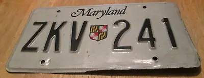 Vintage Us Maryland License Plate Tag   More Plates Zkv 241 More Listed Here • $12