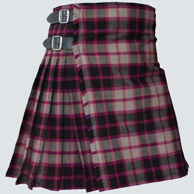 Scottish MacPherson Hunting Modern Tartan Kilt Men's Tartan Handmade Kilt 8 Yard • £86