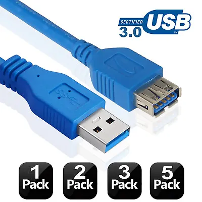 $7.85 • Buy Lot 1M-10M USB Extension Cable USB 3.0 2.0 Male To Female Data Extender Cable