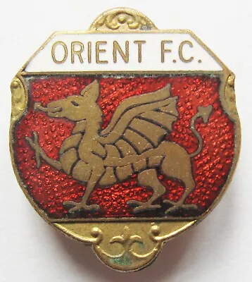 £14.99 • Buy LEYTON ORIENT - Superb Vintage Enamel Football Pin Badge