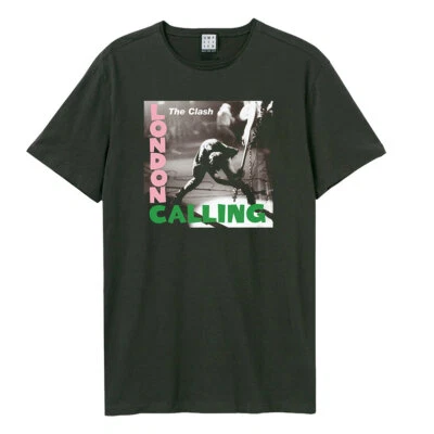 Clash - London Calling Amplified Vintage Charcoal T Shirt • £22.01