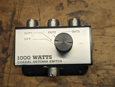 $29 • Buy Coaxial Antenna Switch 1000 Watts For CB