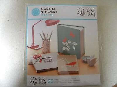 Martha Stewart Crafts Bird Butterfly Leaves Branches STENCILS  22 Designs NEW!!  • $5