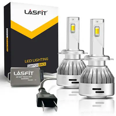 Lasfit LED Headlights Fog Lights H11 9006 9005 5202 9145 Dual Color Switchback • $99.99