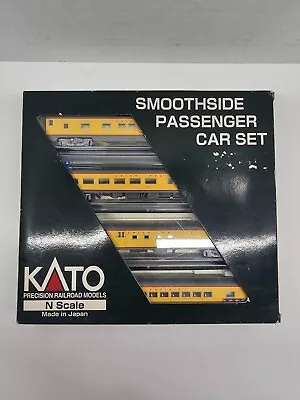 KATO N Scale #106-1001 Union Pacific-SMOOTHSIDE PASSENGER 4 CAR SET (SET A) • $229.95