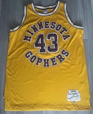 Rare Adidas Original Minnesota Gophers Mychal Thompson Jersey Sz 56(3xl) • $84.99