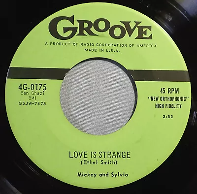 HEAR IT 50's R&B 45 Rpm Record Mickey & Sylvia  Love Is Strange  From 1956 • $11