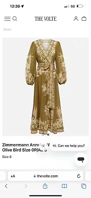 Zimmerman Adele Wrap Dress • $250