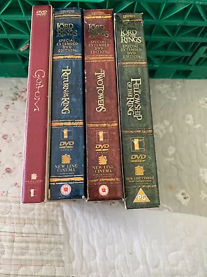 LORD OF THE RINGS Extended Edition DVD Trilogy Box Sets +Gollum ~ 13 Discs • £17.10