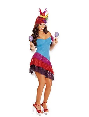 Shirley Of Hollywood Carmen Carnival Costume Size M/L Women Designer Fancy Dress • £44.95