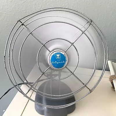 Western Auto Supply Co. Wizard 8  Electric Desk Fan 6JC2000 (Vintage) WORKING! • $84