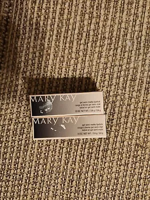 NEW Retired Mary Kay Lipstick NIB Creme Lip Color MIDNIGHT RED Black Tube In Box • $17.25