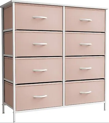 $74.99 • Buy Sorbus Dresser W/ 8 Fabric Bin Drawers- Furniture Storage Chest For Kids Bedroom