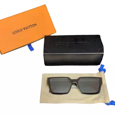 Louis Vuitton Z1165E 1.1 Millionaires Black Sunglasses • $484.99