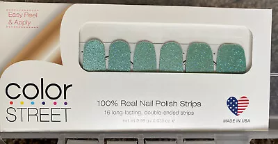 Color Street Nail Polish Strips ~ MINT TO BE ~ Retired ~ NIP • $8.95