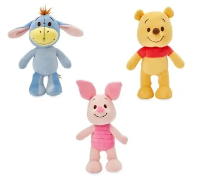 Disney Store Eeyore Winnie The Pooh Piglet NuiMOs Small Soft Toy Plush • £14.49