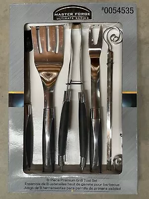 Master Forge Ultimate Series - 8-pc Premium Grill Tool Set - #0054535 - New • $17.95