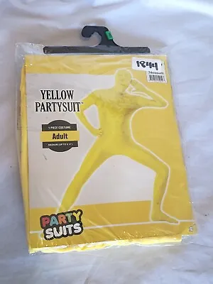 Yellow Partysuit Morphsuit Disappearing Man  Halloween Adult Medium • $7.41