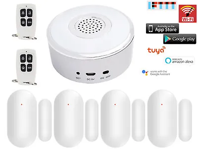 $45.59 • Buy W05 TUYA APP WiFi Cloud Wireless Home Security Alarm System+Amazon Alexa+Google