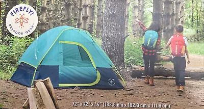 Firefly! Outdoor Gear Youth 2-Person Camping Tent - Blue/Green Color • $16.15