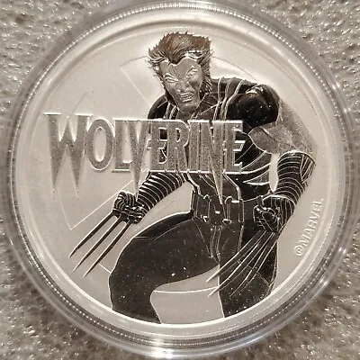 Wolverine 1 Oz .9999 Silver Marvel Series $1 Coin Avengers Hero In Capsule NEW! • $54.99