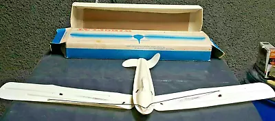 VINTAGE JET AIRPLANE KITE WIROPLAT 70's MADE IN POLAND POLISH IN ORIGINAL BOX • $126