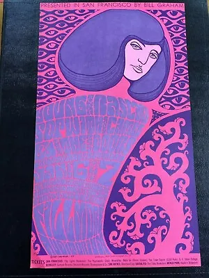 $200 • Buy The Doors Concert Poster About 50 Years Old Original Bg