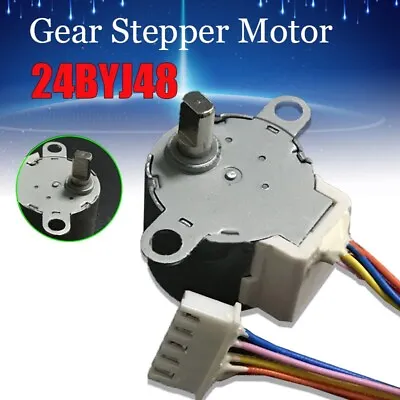 DIY 24BYJ48 Gear Stepper Motor DC 12V 4 Phase 5 Wire Mini Geared Reduction Motor • $4.74