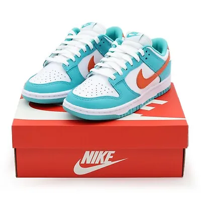 DV0833-102 Nike Dunk Low Miami Dolphins Cosmic Clay Dusty Cactus Green (Men's) • $159