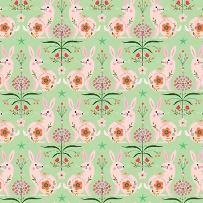 Dashwood Studio Tree Of Life 100% Cotton Poplin Fabric Green - Per Metre • £14.38