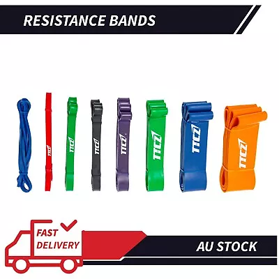 2.08mPOWER Heavy Duty RESISTANCE BAND GYM Fitness Workout Yoga Strength Exercise • $7.80